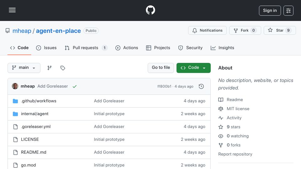 Screenshot of github.com: Show HN: Run LLMs in Docker for any language without prebuilding containers