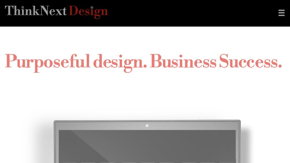 Screenshot of thinknextdesign.com: ThinkNext Design