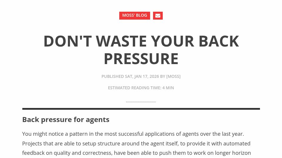 Screenshot of banay.me: Provide agents with automated feedback