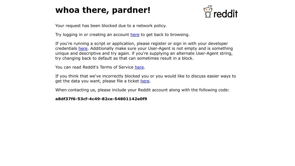 Screenshot of old.reddit.com: I'm a developer for a major food delivery app