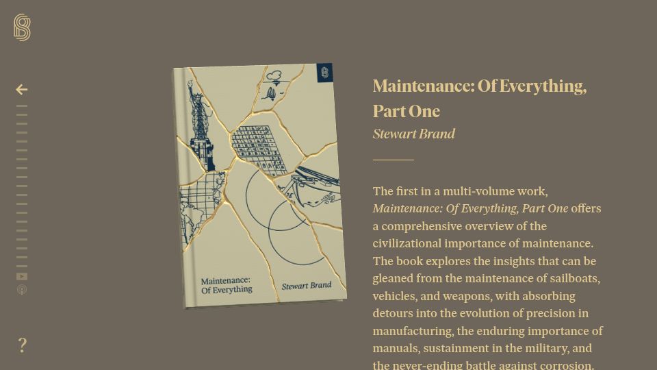 Screenshot of press.stripe.com: Maintenance: Of Everything, Part One