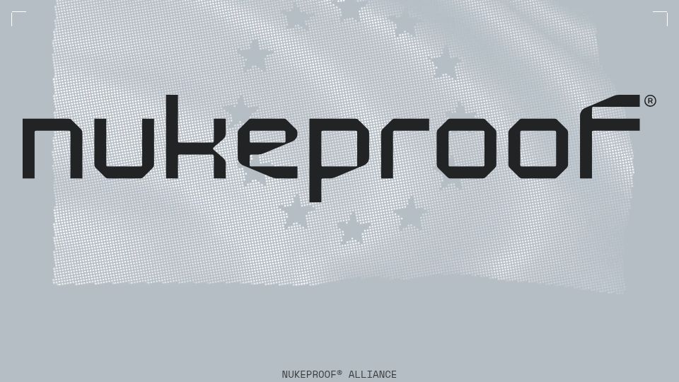 Screenshot of nukeproof.org: Nukeproof: Manifesto for European Data Sovereignty