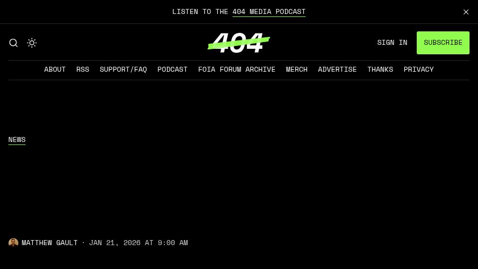 Screenshot of 404media.co: Comic-Con Bans AI Art After Artist Pushback