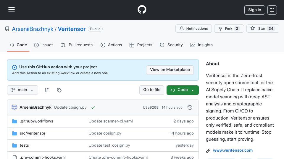 Screenshot of github.com: I scanned 2,500 Hugging Face models for malware/issues. Here is the data