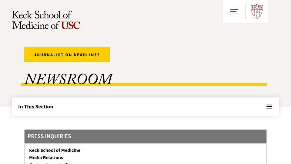 Screenshot of keck.usc.edu: Adoption of EVs tied to real-world reductions in air pollution: study
