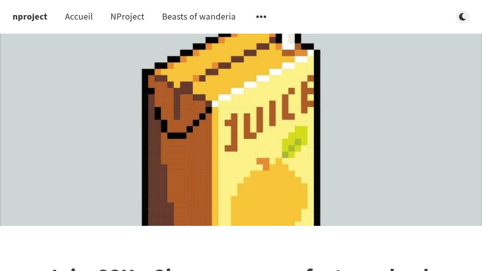 Screenshot of nproject.io: JuiceSSH – Give me my pro features back