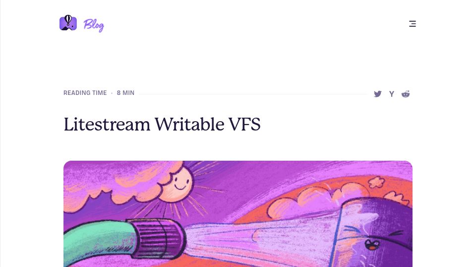 Screenshot of fly.io: Litestream Writable VFS
