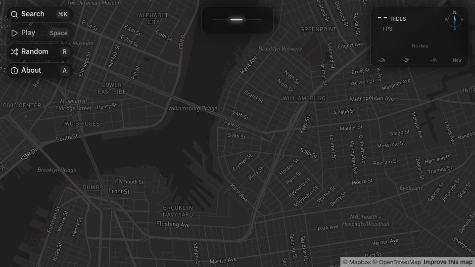 Screenshot of bikemap.nyc: Show HN: I visualized the entire history of Citi Bike in the browser