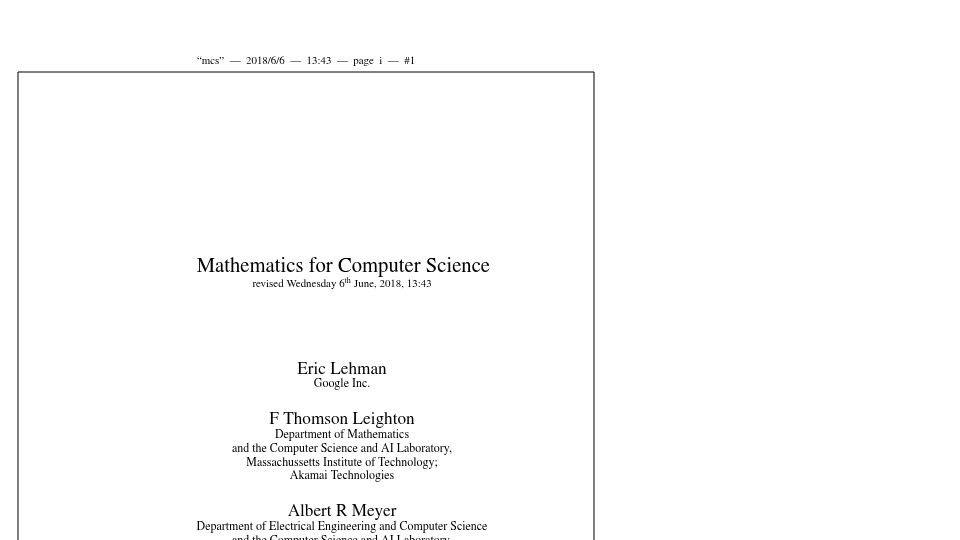 Screenshot of courses.csail.mit.edu: Mathematics for Computer Science (2018) [pdf]