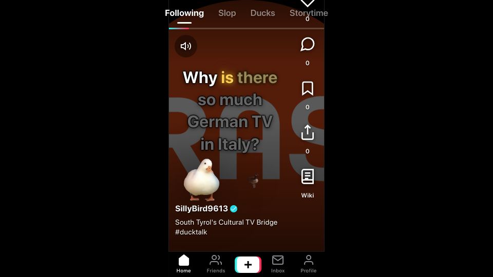 Screenshot of quack.sdan.io: Show HN: Scroll Wikipedia like TikTok