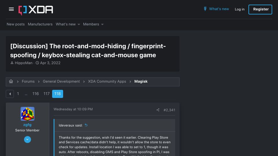 Screenshot of xdaforums.com: The Vietnam government has banned rooted phones from using any banking app