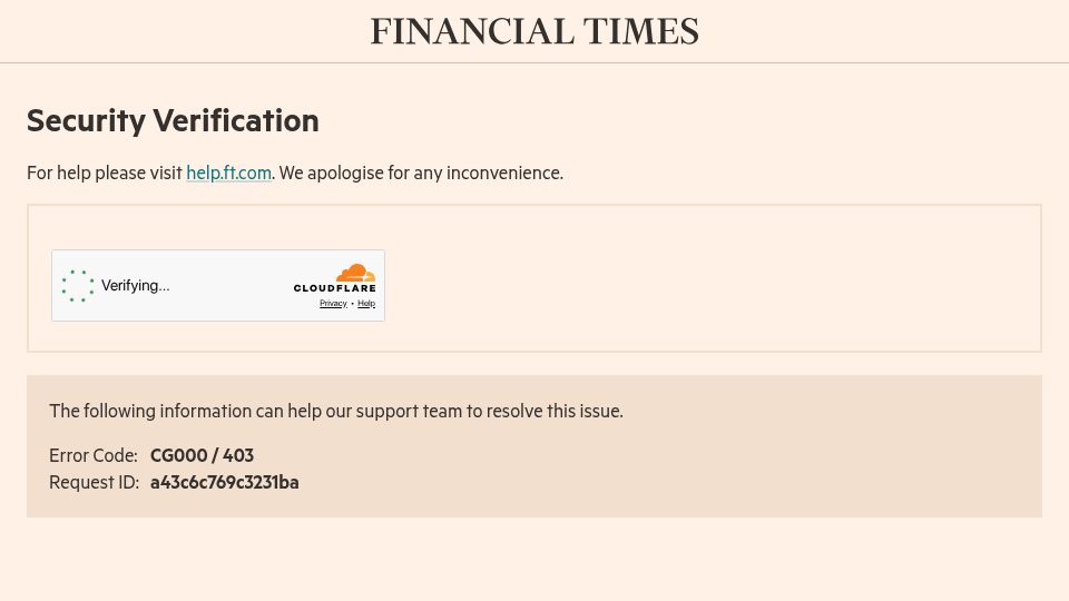 Screenshot of ft.com: An AI sovereign wealth fund isn't progressive – it's techno-imperialism
