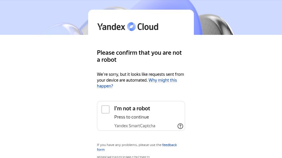 Screenshot of status.yandex.cloud: 3rd Yandex Cloud Data Center Was Hit