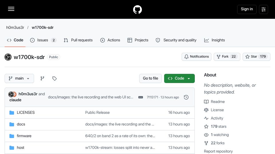 Screenshot of github.com: Turn a WiFi 7 Router into a 320Msps Software Defined Radio Receiver