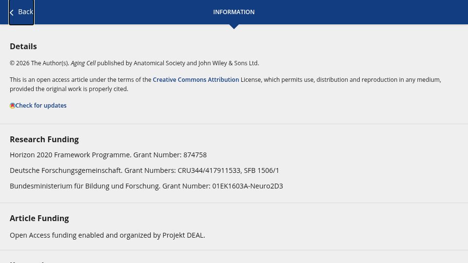Screenshot of doi.org: Blood cells from 80-year-old donor become stem cells with molecular age under 20