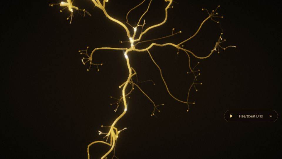 Screenshot of phloem.stemdeck.app: Phloem: Git history grown like a slime mold