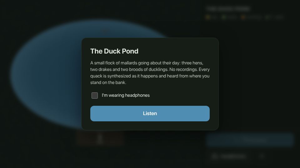 Screenshot of celphase.github.io: Show HN: High-quality duck audio synthesizer