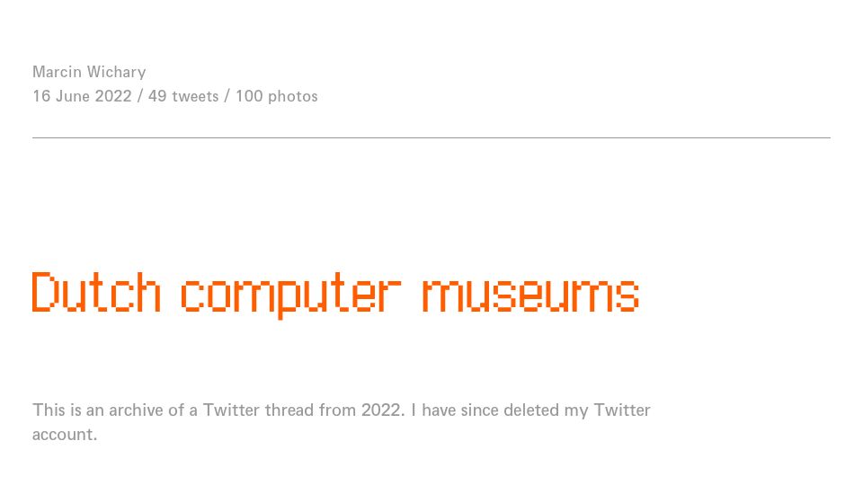 Screenshot of aresluna.org: Dutch computer museums (2022)