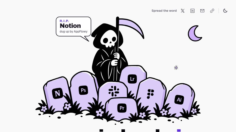 Screenshot of saasisdead.si: SaaS Is Dead