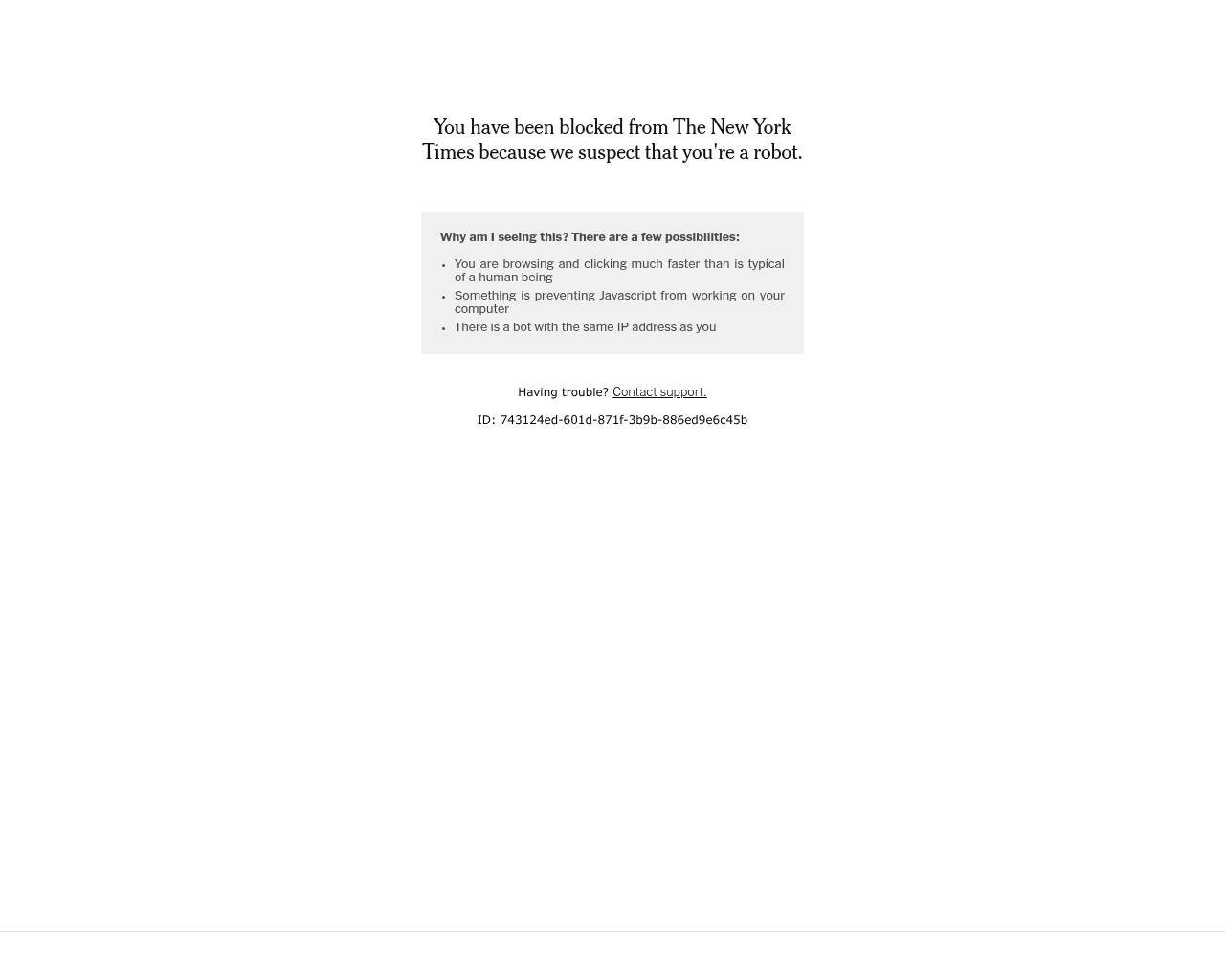 Full-page screenshot of nytimes.com