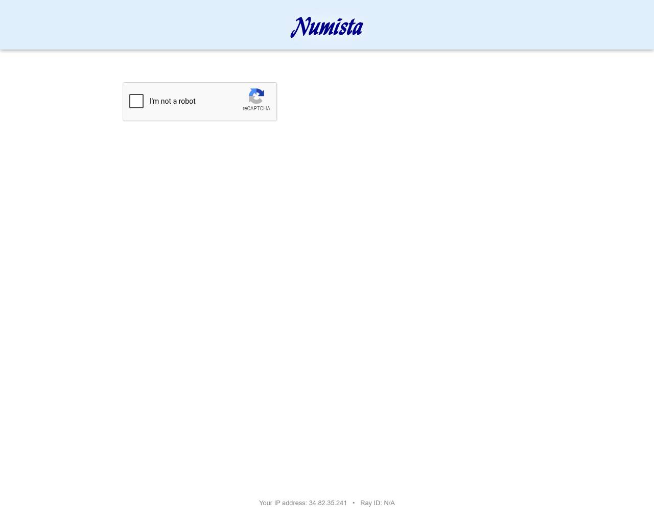 Full-page screenshot of de.numista.com
