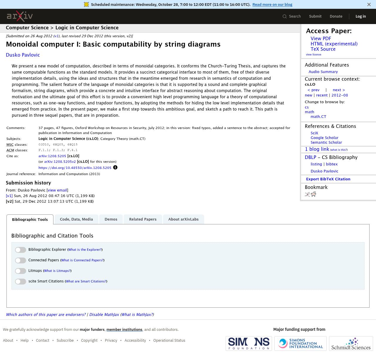Full-page screenshot of arxiv.org