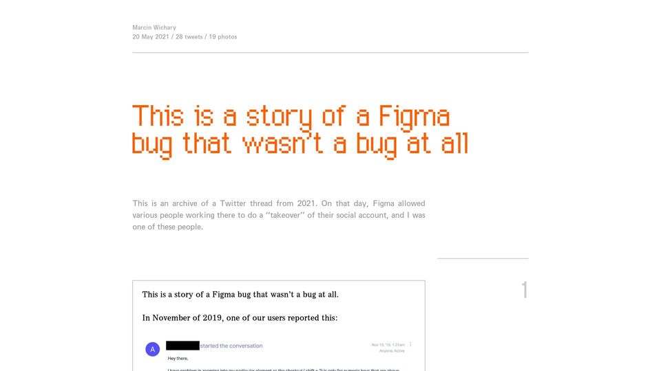 Screenshot of aresluna.org: A story of a Figma bug that wasn't a bug at all (2021)