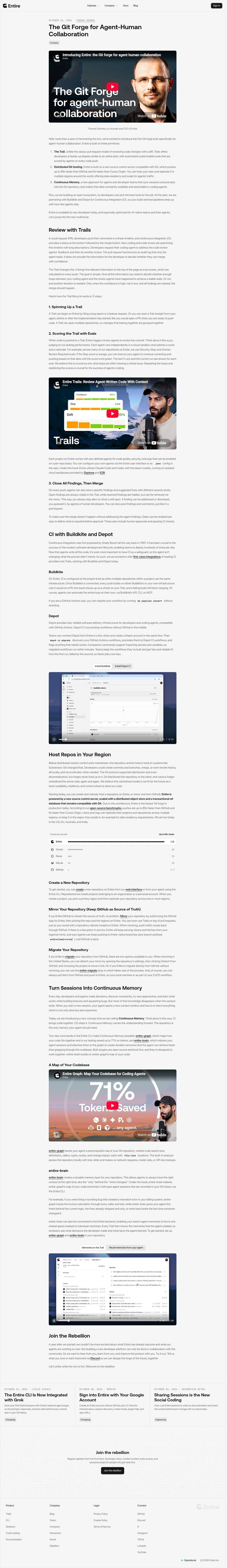 Full-page screenshot of entire.com