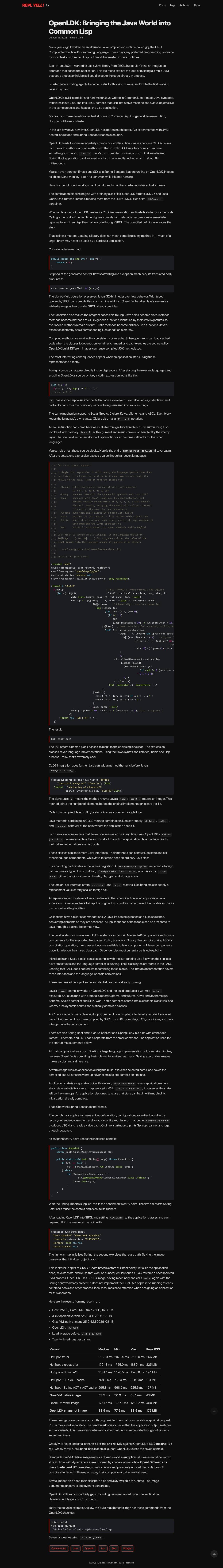 Full-page screenshot of atgreen.github.io