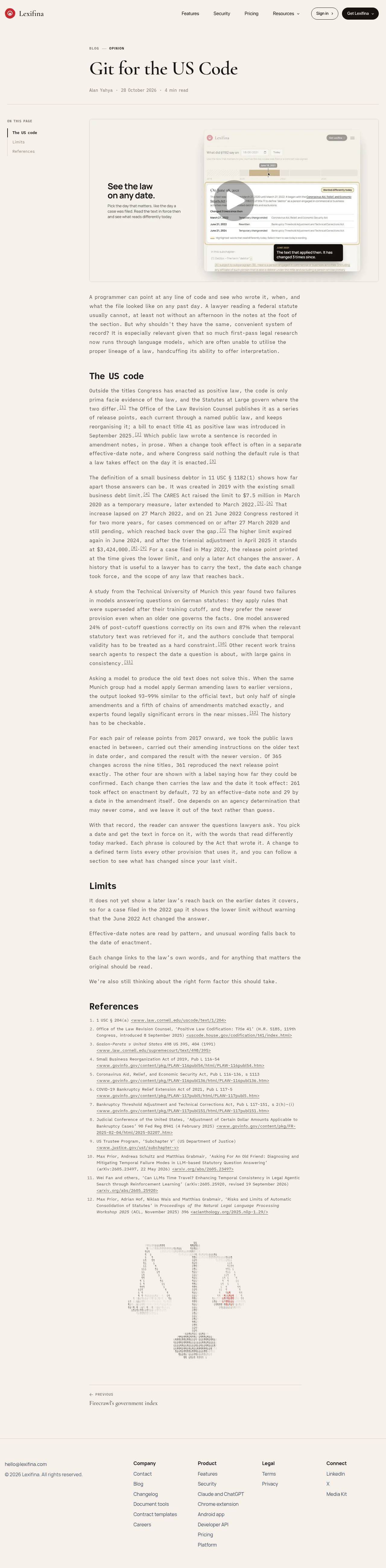 Full-page screenshot of lexifina.com