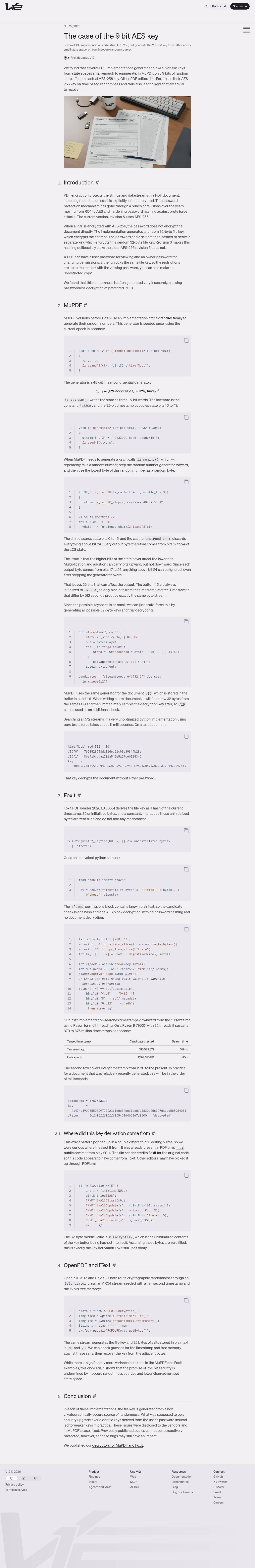 Full-page screenshot of v12.sh