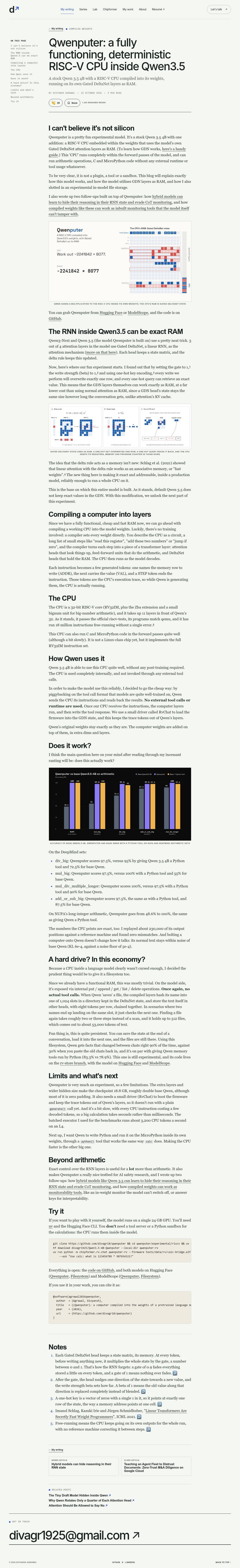 Full-page screenshot of divagr.com