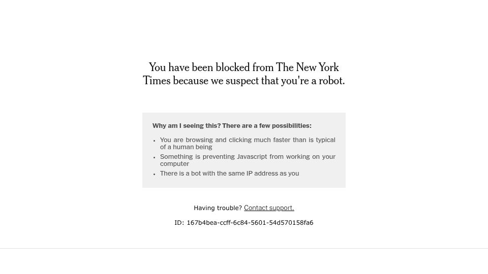 Screenshot of nytimes.com: The logic of gambling undergirds everything coming out of Silicon Valley