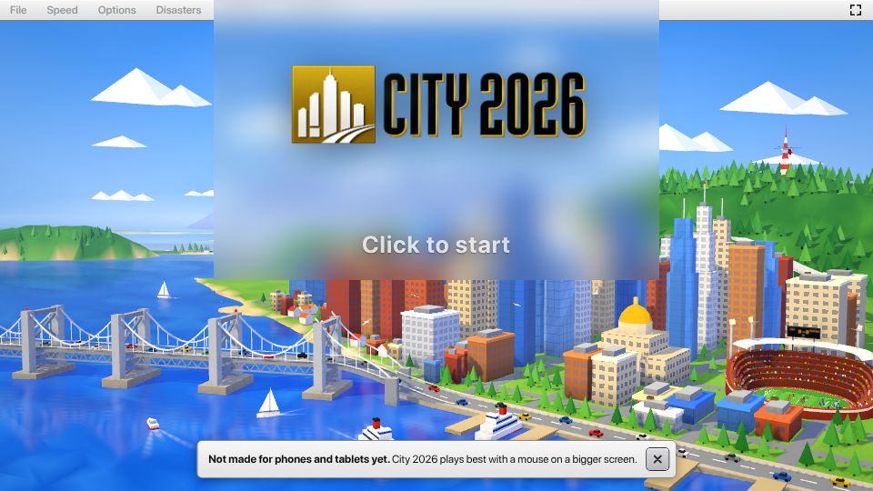 Screenshot of dator.dev: Show HN: A modern low-poly SimCity 2000 clone, built by Opus 5.5