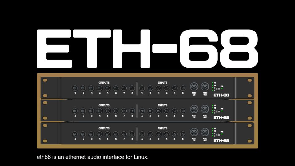 Screenshot of naturalsystems.io: ETH-68: Ethernet Audio Interface for Linux