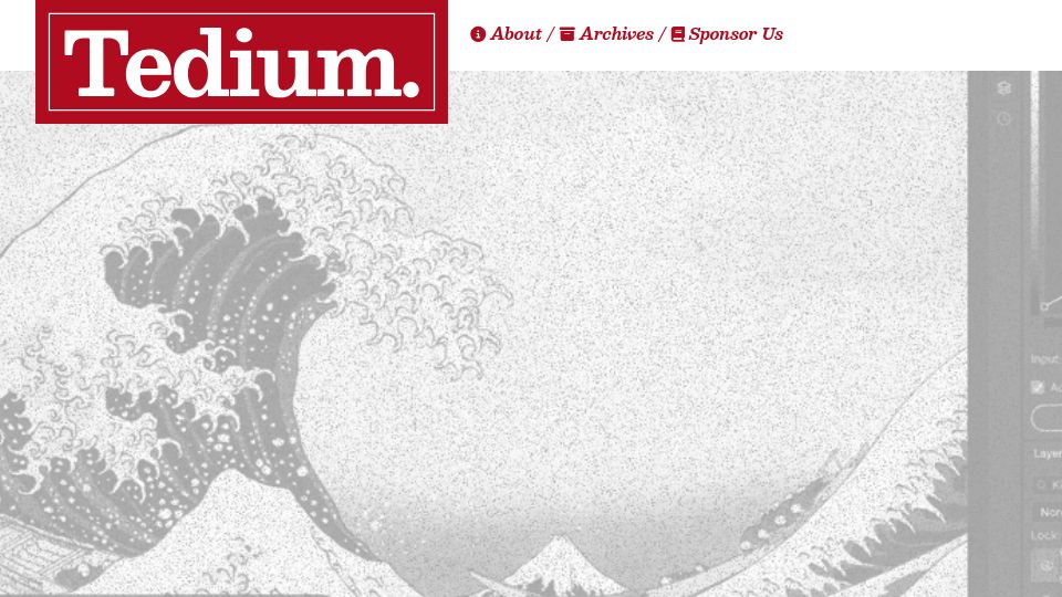 Screenshot of tedium.co: What ArtCraft's Vibe-Coded Apps Say About Adobe