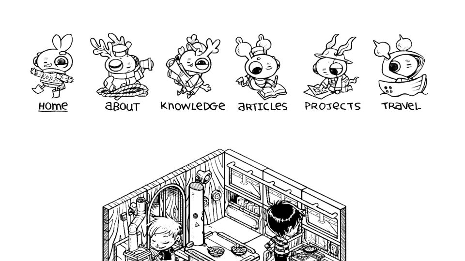 Screenshot of 100r.ca: Living off-grid: Hundred Rabbits