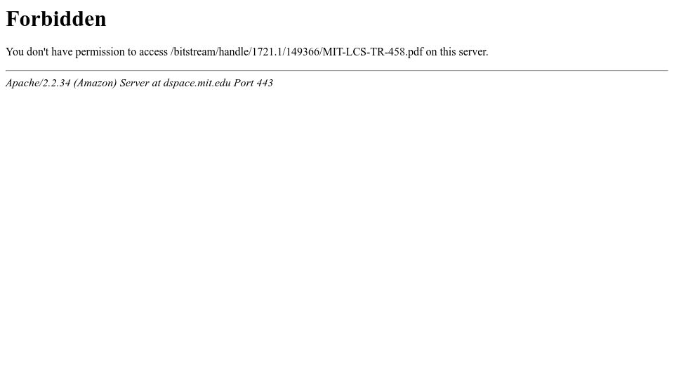 Screenshot of dspace.mit.edu: Typechecking is undecidable when 'type' is a type (1989) [pdf]
