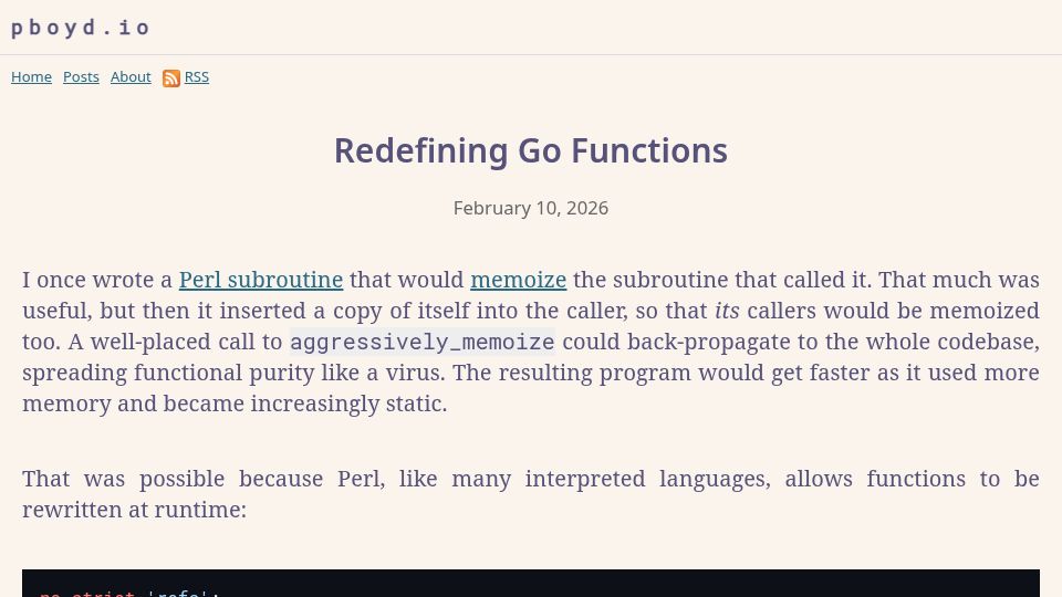 Screenshot of pboyd.io: Redefining Go Functions