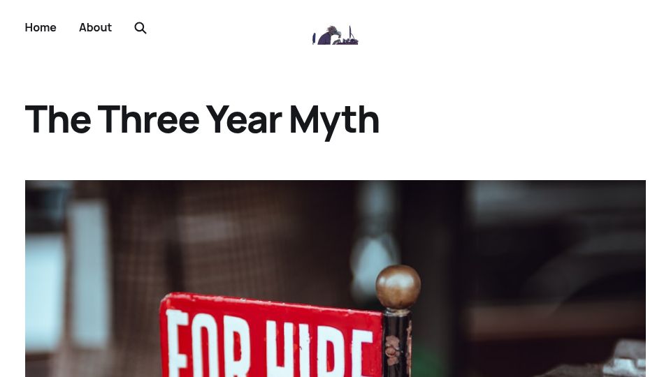 Screenshot of green.spacedino.net: The three year myth