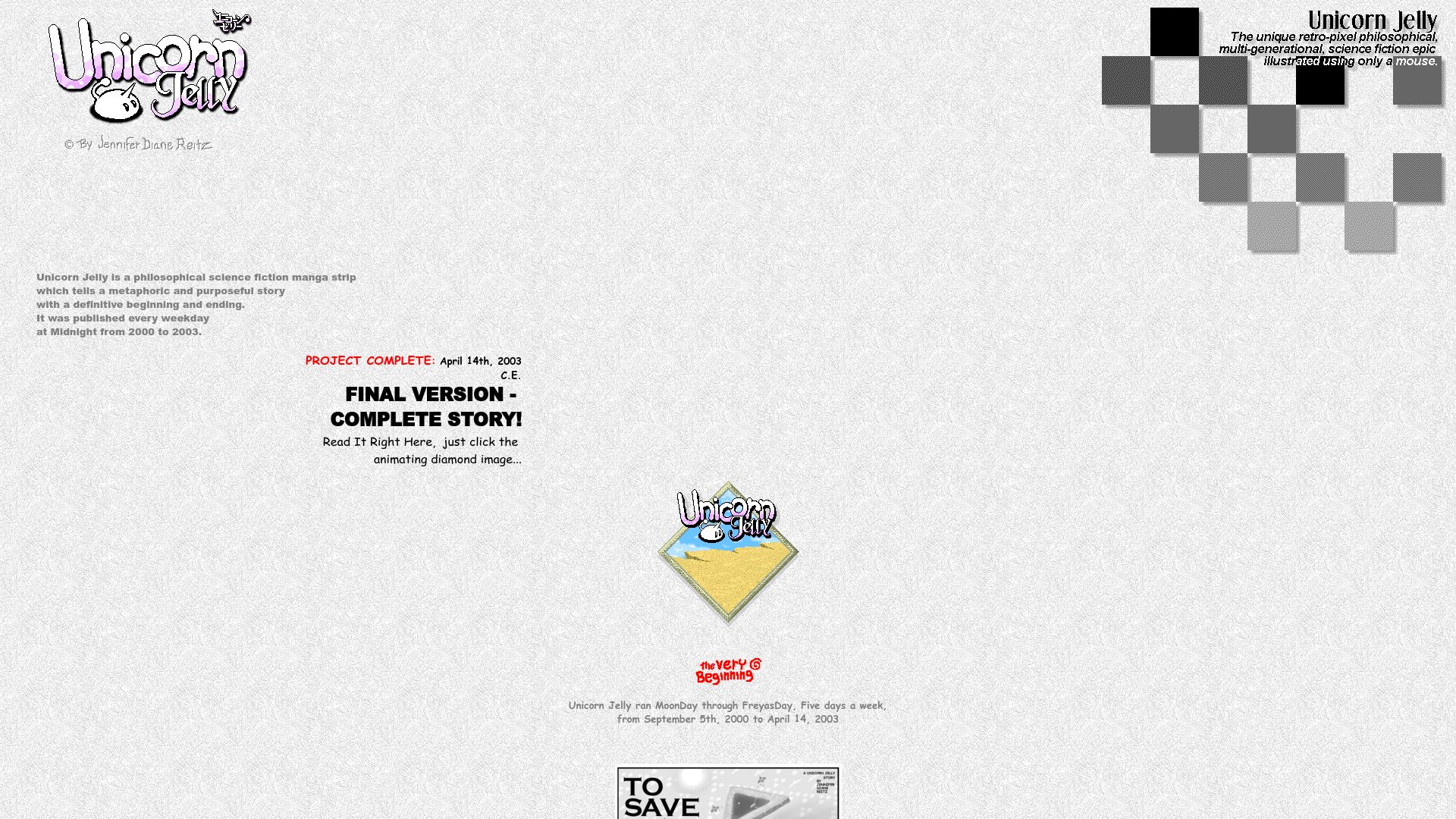 Screenshot of unicornjelly.com: Unicorn Jelly