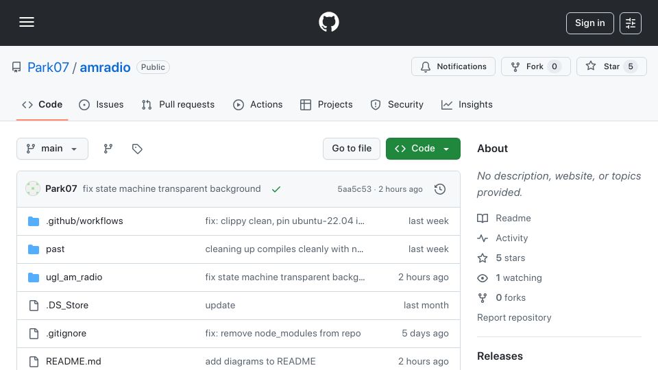 Screenshot of github.com: Show HN: Formally verified FPGA watchdog for AM broadcast in unmanned tunnels