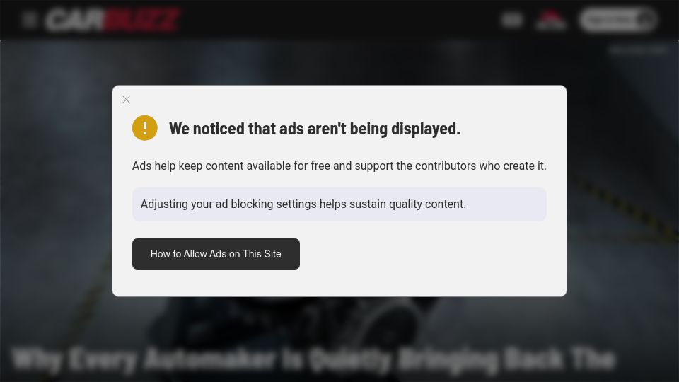 Screenshot of carbuzz.com: Why every automaker is quietly bringing back the inline-six engine