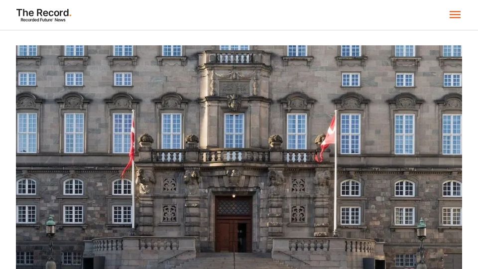 Screenshot of therecord.media: Danish government agency to ditch Microsoft software (2025)