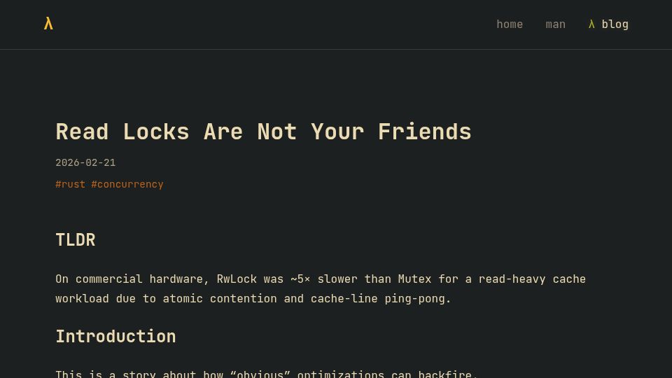 Screenshot of eventual-consistency.vercel.app: Read Locks Are Not Your Friends