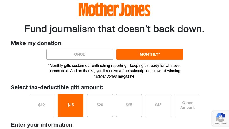 Screenshot of motherjones.com: Leaked Documents Show Meta Cracking Down on Access to Abortion Information