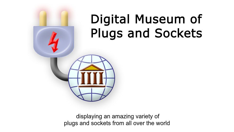 Screenshot of plugsocketmuseum.nl: Museum of Plugs and Sockets
