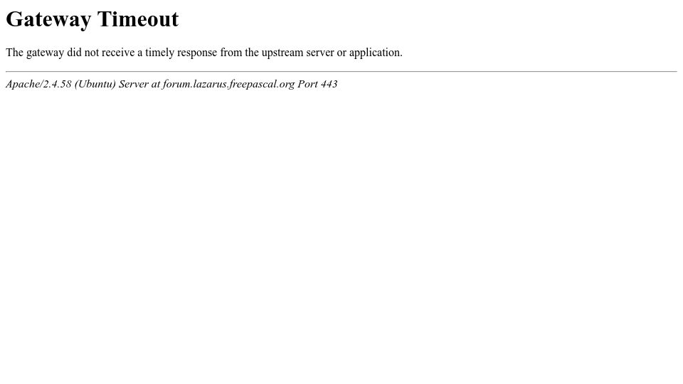 Screenshot of forum.lazarus.freepascal.org: Debian Removes Free Pascal Compiler / Lazarus IDE