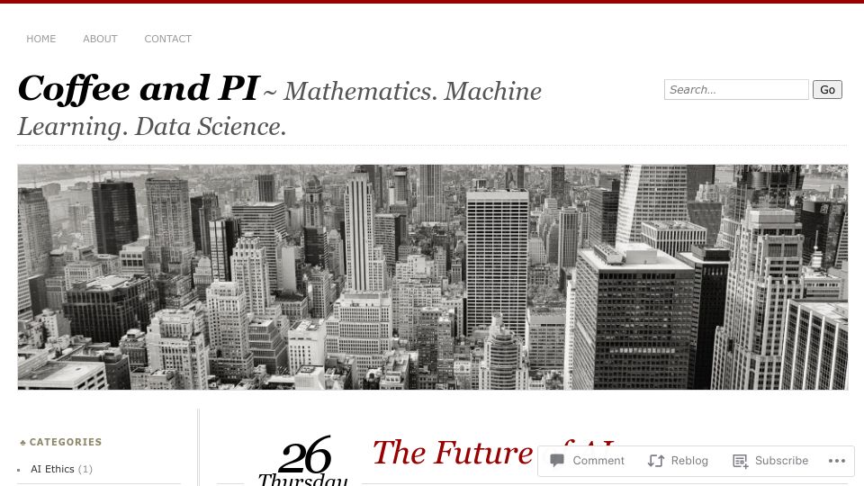 Screenshot of lucijagregov.com: The Future of AI