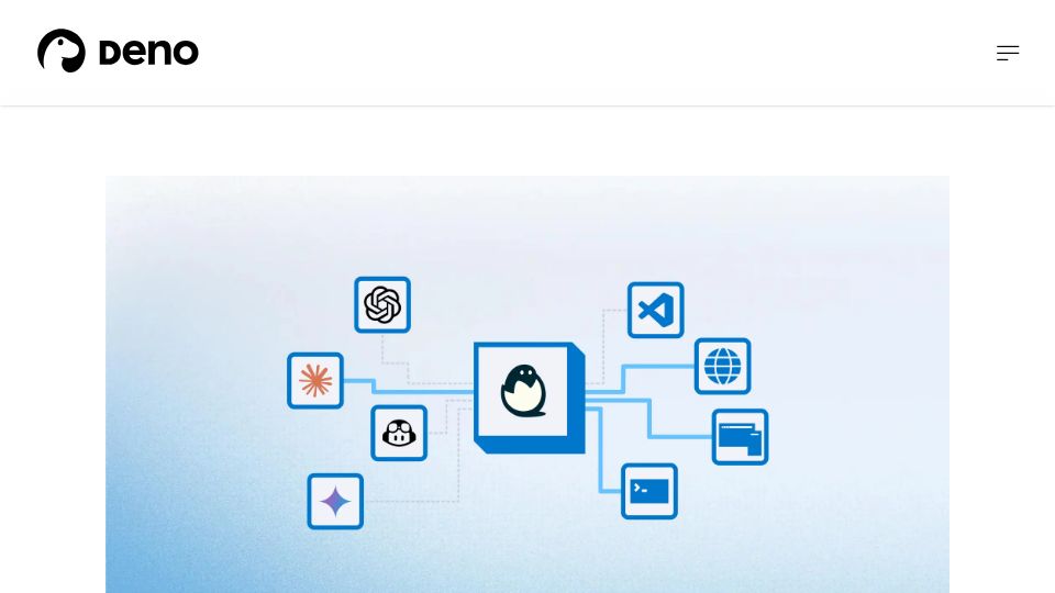 Screenshot of deno.com: Deno Sandbox